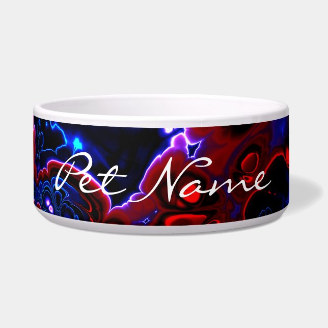Fraktal Art 2-3 Pet Bowl Napf (Vorderseite)