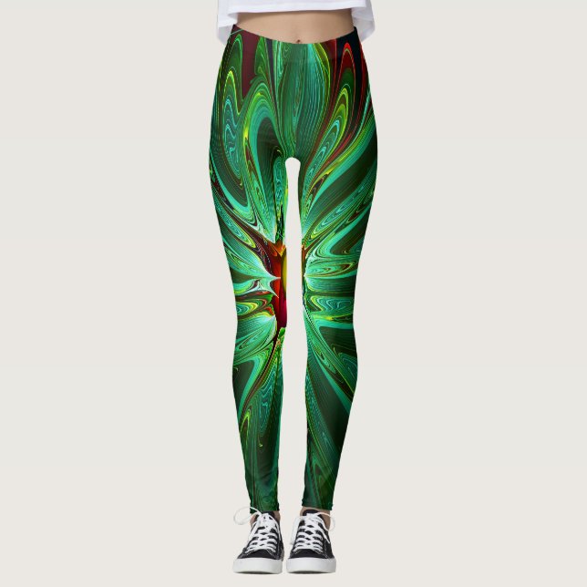 Fraktal Art. 35-36 Bildoptionen Leggings (Vorderseite)