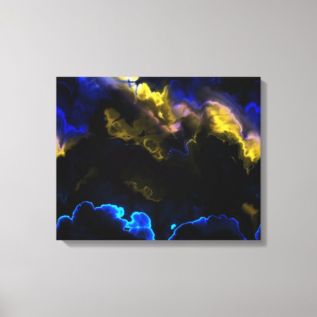 Fraktal Art 3-1 überzogene Canvas Leinwanddruck (Vorderseite)