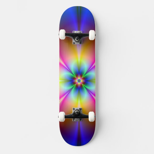 Fraktal Art 8 Skateboard (Vorderseite)