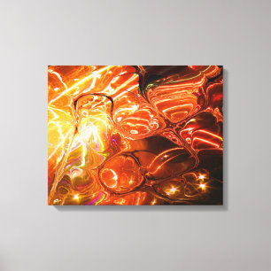 Fraktal Art C Wrapped Canvas Leinwanddruck