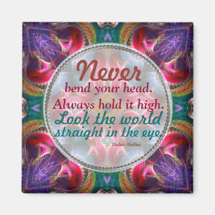 Fraktal Art Fantasy Motivierend Quote Magnet
