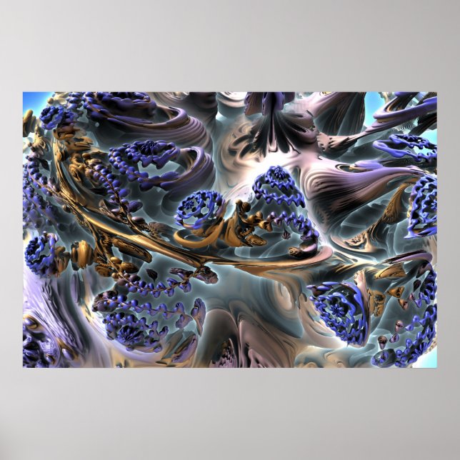 Fraktal ART GumGum Poster (Vorne)