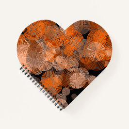 Fraktal Art Kupfer Geometrische Zirkel Swirl Manda Notizbuch