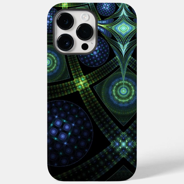 Fraktal Art Mandala Universe Stretching Print Case-Mate iPhone Hülle (Rückseite)