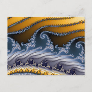 Fraktal Art Postkarte