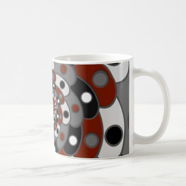 Fraktal-Art-Tasse Kaffeetasse (Rechts)