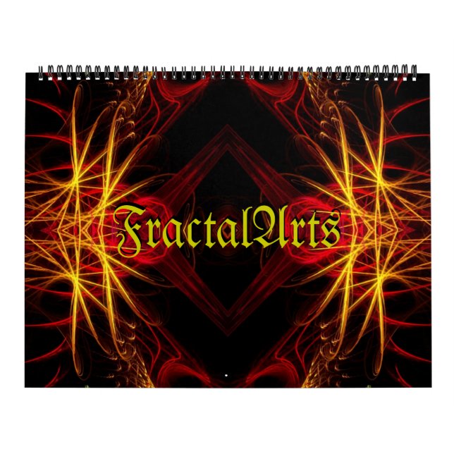 Fraktal Artistry 12 Monate Kalender (Titelbild)