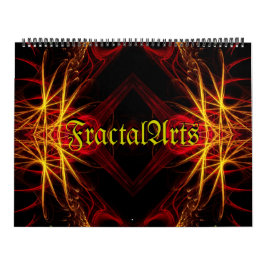 Fraktal Artistry 12 Monate Kalender