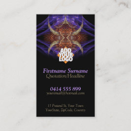 Fraktal Artistry Business Cards Visitenkarte