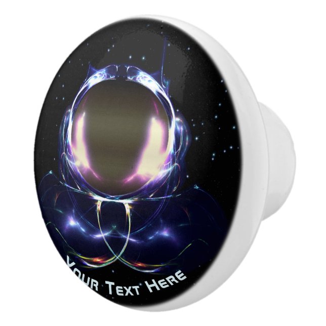 Fraktal Astronaut Keramikknauf (Rechts)