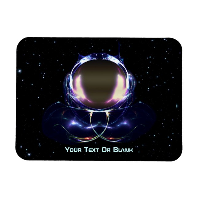 Fraktal Astronaut Magnet (Horizontal)