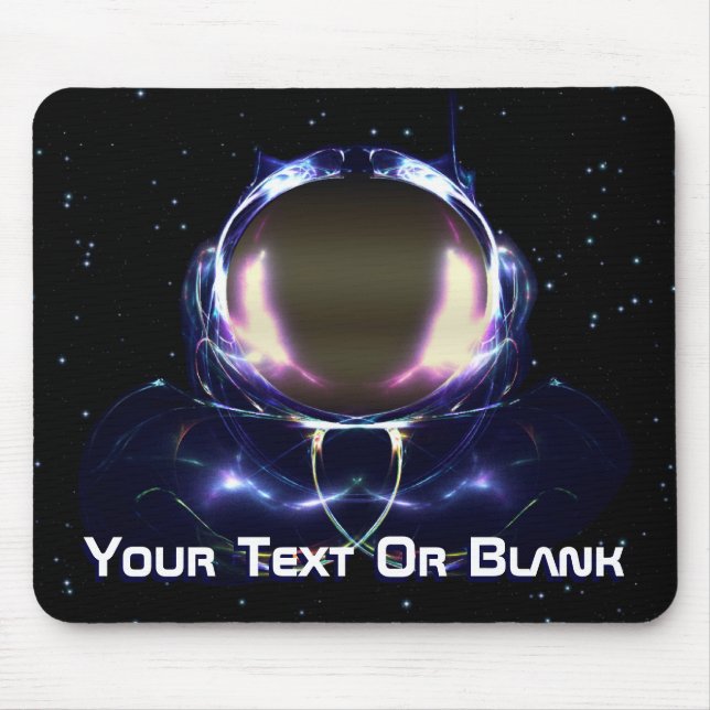 Fraktal Astronaut Mousepad (Vorne)