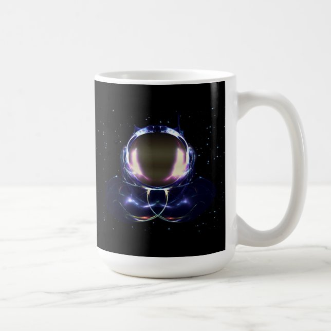 Fraktal Astronaut Tasse (Rechts)