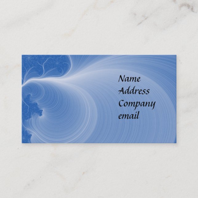 Fraktal bizcard visitenkarte (Vorderseite)