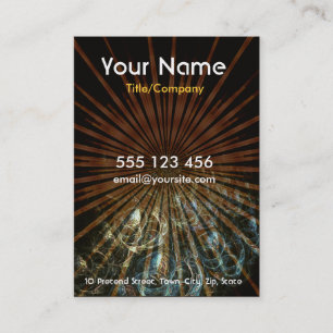 Fraktal-Blasen-Karte Visitenkarte