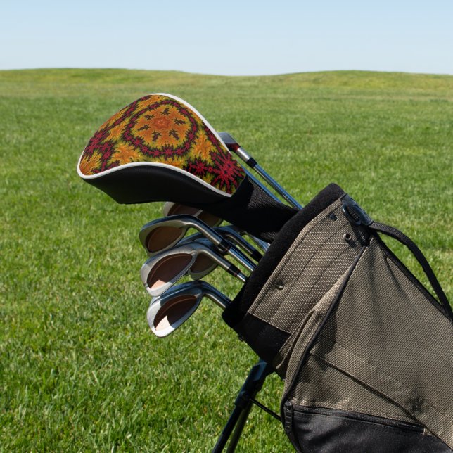 Fraktal blühen im Herbst Golf Headcover (In SItu)
