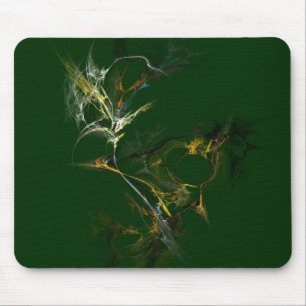 Fraktal-Blume Mousepad