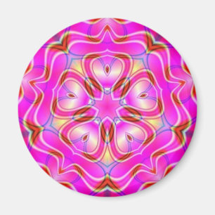 Fraktal-Blumemandala-heiliger Geometrie-Magnet Magnet