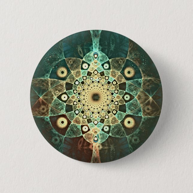 Fraktal Button (Vorderseite)