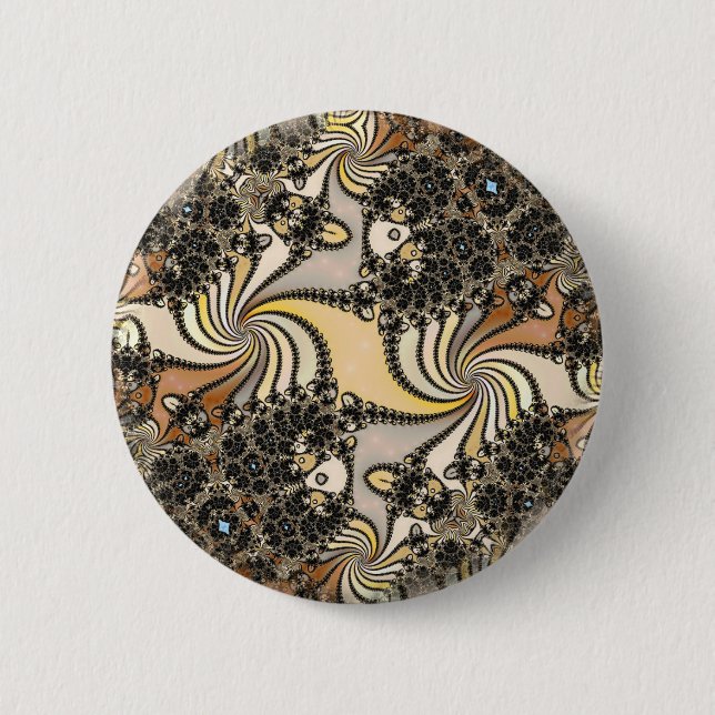 Fraktal Button (Vorderseite)