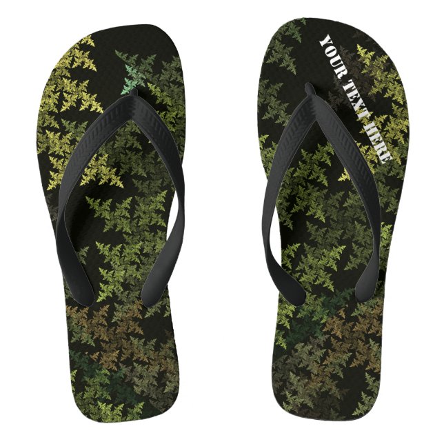 Fraktal Camouflage Flip Flops (Fußbett)