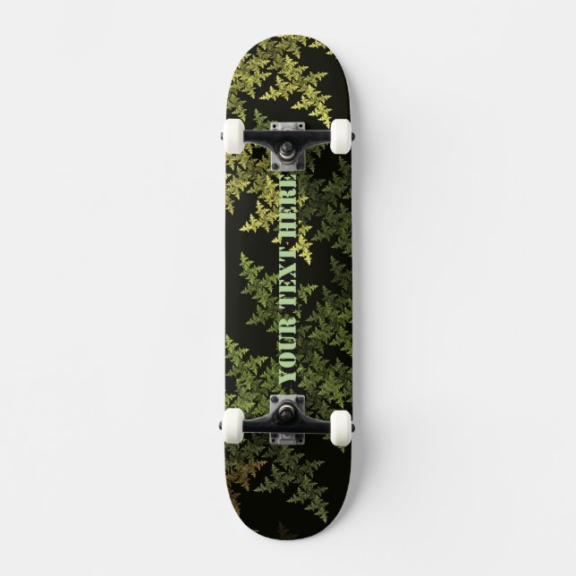Fraktal Camouflage Skateboard (Vorderseite)