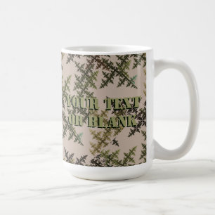 Fraktal Camouflage - Sommer Tasse