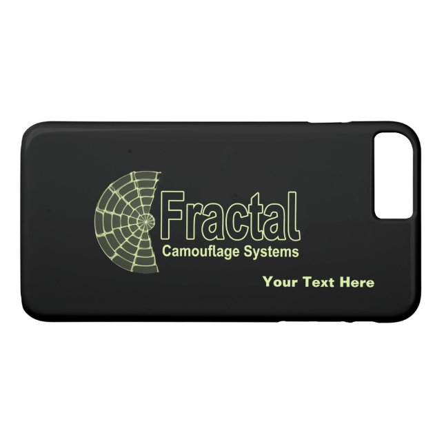 Fraktal Camouflage Systems Logo Case-Mate iPhone Hülle (Rückseite (Horizontal))