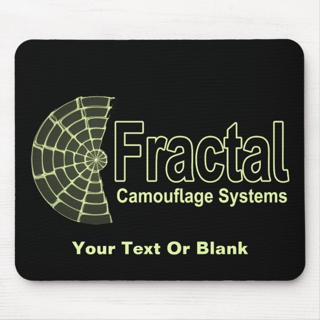 Fraktal Camouflage Systems Logo Mousepad (Vorne)