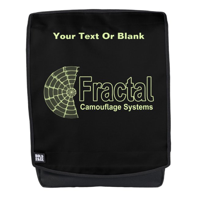 Fraktal Camouflage Systems Logo Rucksack (Vorderseite)