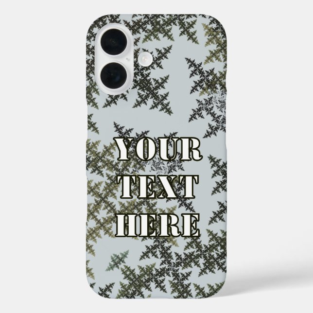 Fraktal Camouflage - Winter Case-Mate iPhone Hülle (Rückseite)