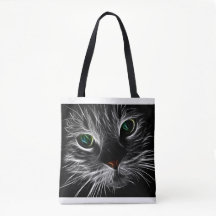 Fraktal Cat Face Tasche
