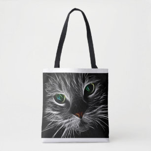 Fraktal Cat Face Tasche