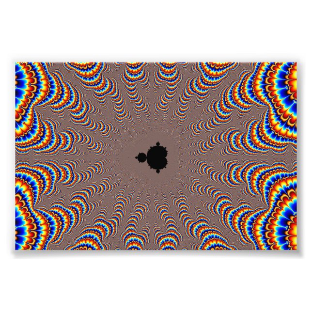 Fraktal Central - Fraktal Art Fotodruck (Vorne)