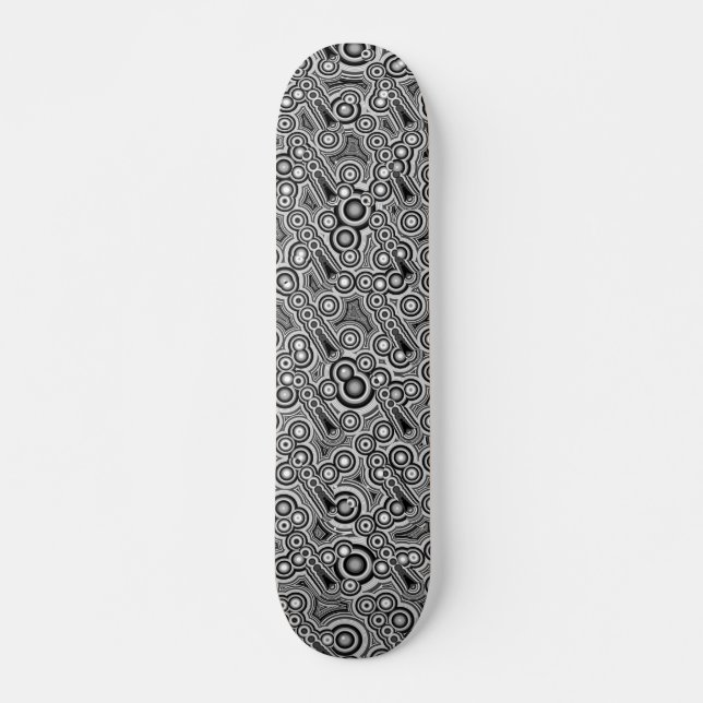 Fraktal Circles Skateboard (Vorne)