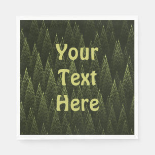 Fraktal Conifer Forest Serviette