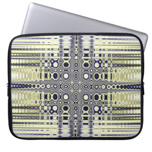 Fraktal der optischen Illusion Laptopschutzhülle