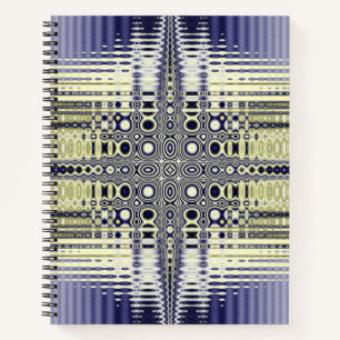 Fraktal der optischen Illusion Notizbuch