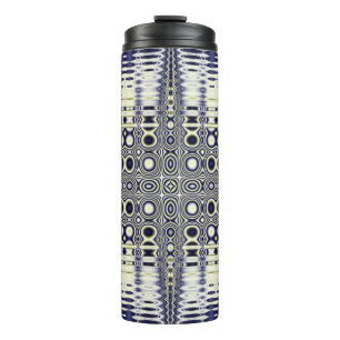 Fraktal der optischen Illusion Thermosbecher