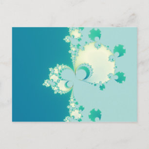 Fraktal der Pilze Postkarte