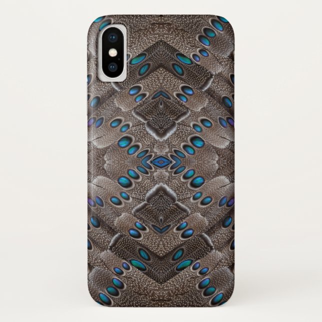 Fraktal Design Fasanenfresser Case-Mate iPhone Hülle (Rückseite)