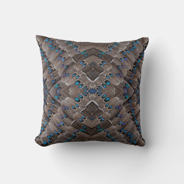 Fraktal Design Fasanenfresser Kissen (Vorderseite)