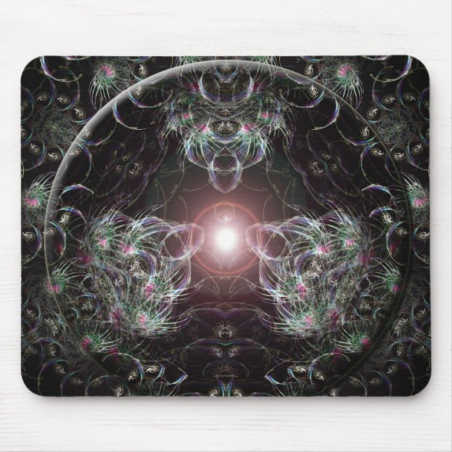Fraktal Dreamcatcher Mousepad (Vorne)