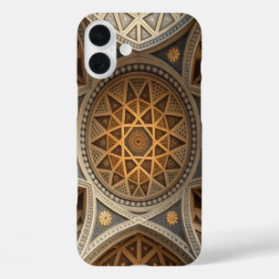 Fraktal-Dreieck-Spiegelsymmetrie iPhone 16 Plus Hülle
