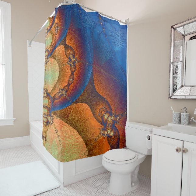 Fraktal Duschvorhang (Beispiel)