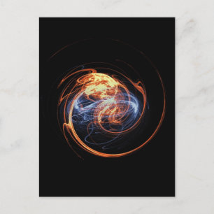 Fraktal eins postkarte