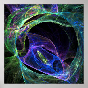 Fraktal Energie Poster
