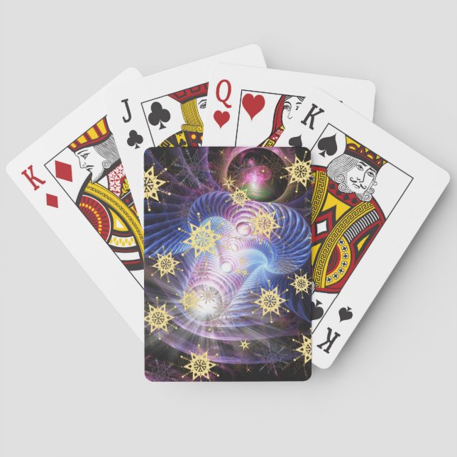 Fraktal Energy Burst Spielkarten (Rückseite)