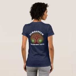 Fraktal Family Tree Event oder Wiedersehen T-Shirt